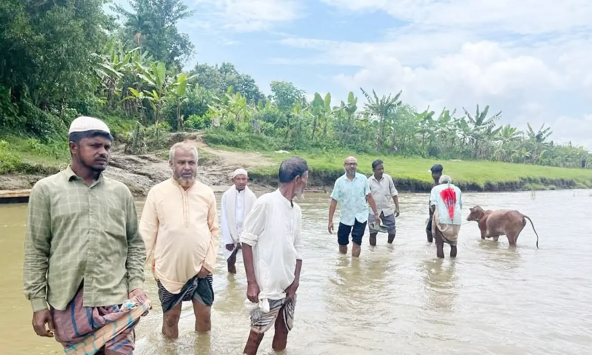 রামুর ঈদগড় বড় খালে সেতু নেই, দুর্ভোগ চরমে