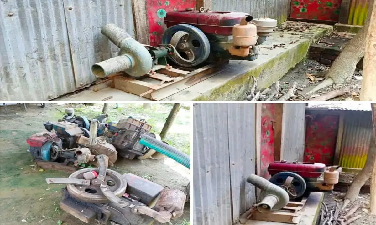 লামায় জব্দ ড্রেজার ইউএনওর অফিস সহায়কের বাড়িতে, নিলামে হট্টগোল
