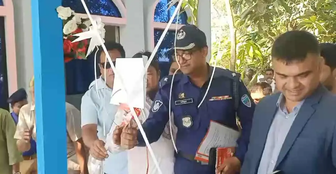 টেকনাফে হ্নীলা ইউনিয়ন পরিষদের নবনির্মিত জামে মসজিদ উদ্বোধন