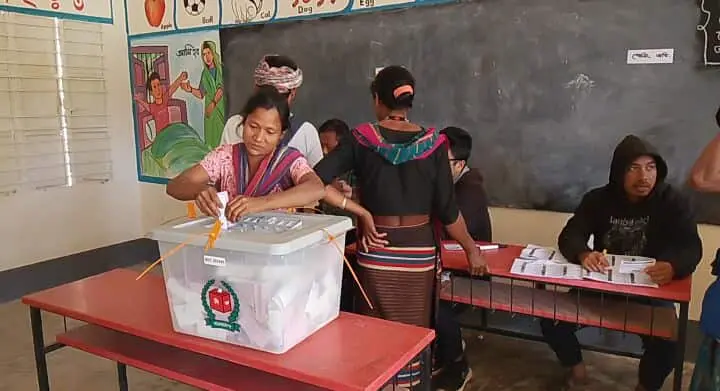 বান্দরবান-৩০০ আসনে বিএনপি প্রার্থী সাচিংপ্রু জেরীর বিজয়— ভোটার উপস্থিতি কম, ‘না ভোট’ বেশি
