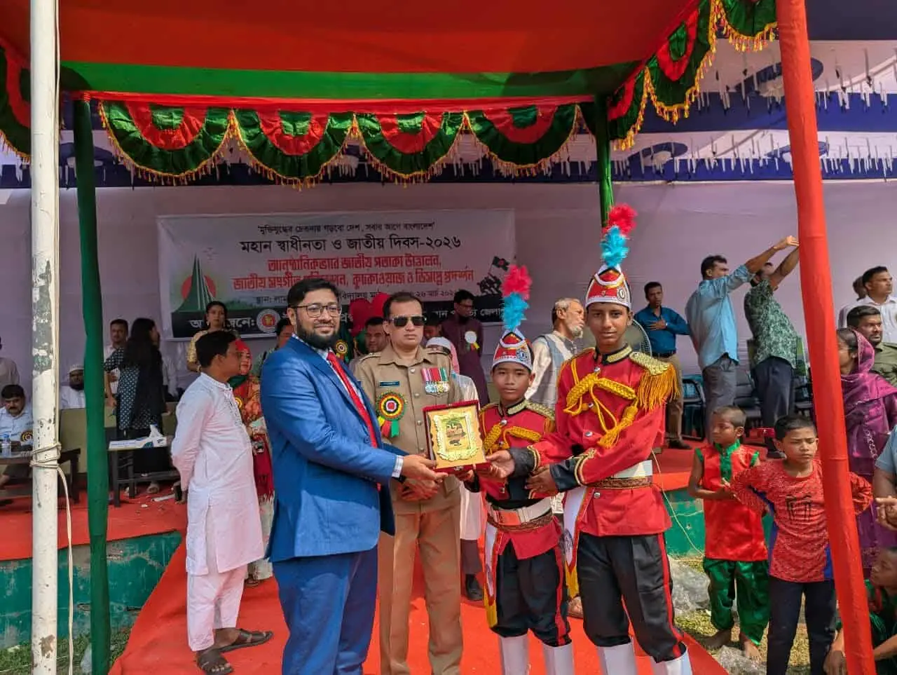 স্বাধীনতা দিবস কুচকাওয়াজে কোয়ান্টাম কসমো স্কুলের সাফল্য