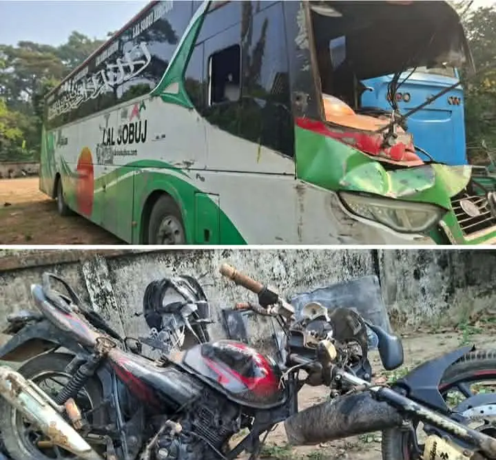 চকরিয়ায় যাত্রীবাহী বাসের ধাক্কায় দুই মোটরসাইকেল আরোহী নিহত