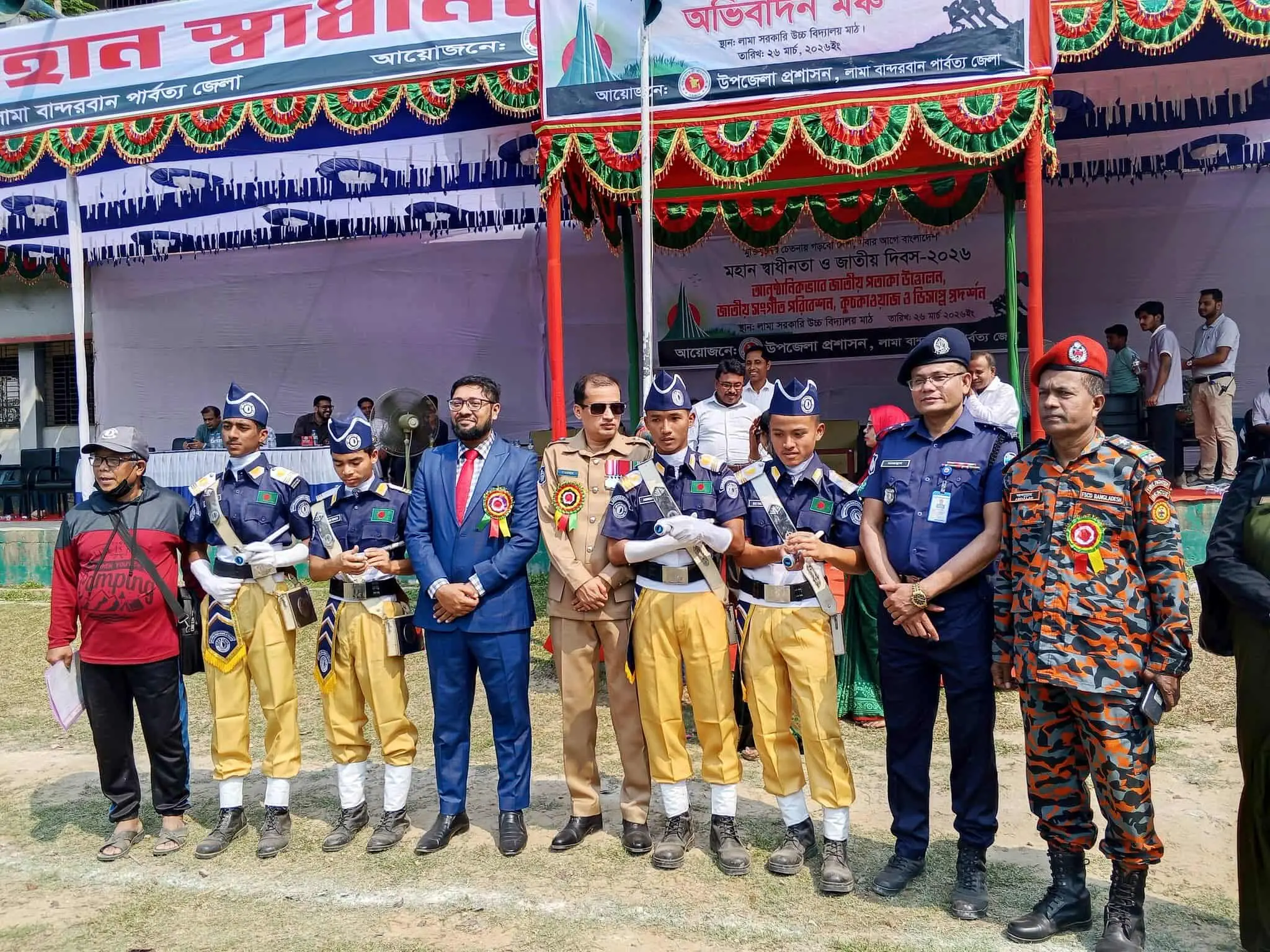 লামায় যথাযোগ্য মর্যাদায় মহান স্বাধীনতা ও জাতীয় দিবস উদযাপন