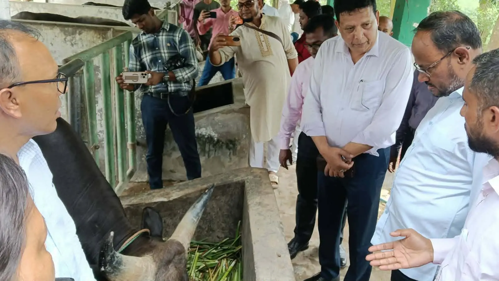 নাইক্ষ‍্যংছড়ি গয়াল গবেষণা কেন্দ্র পরিদর্শনে মৎস্য ও প্রাণিসম্পদ প্রতিমন্ত্রী