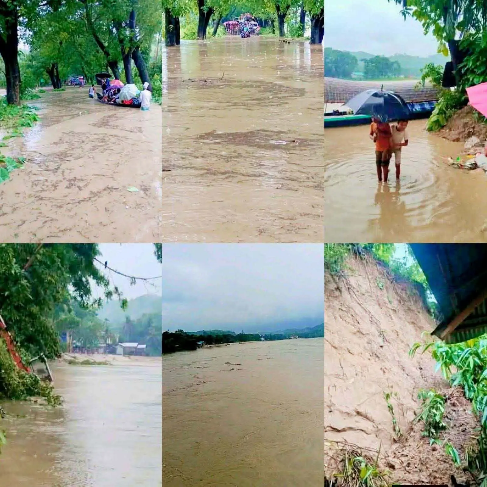 রামুর কচ্ছপিয়ায় জরুরী ভিত্তিতে বেড়ি বাঁধ নির্মাণের দাবী এলাকাবাসীর