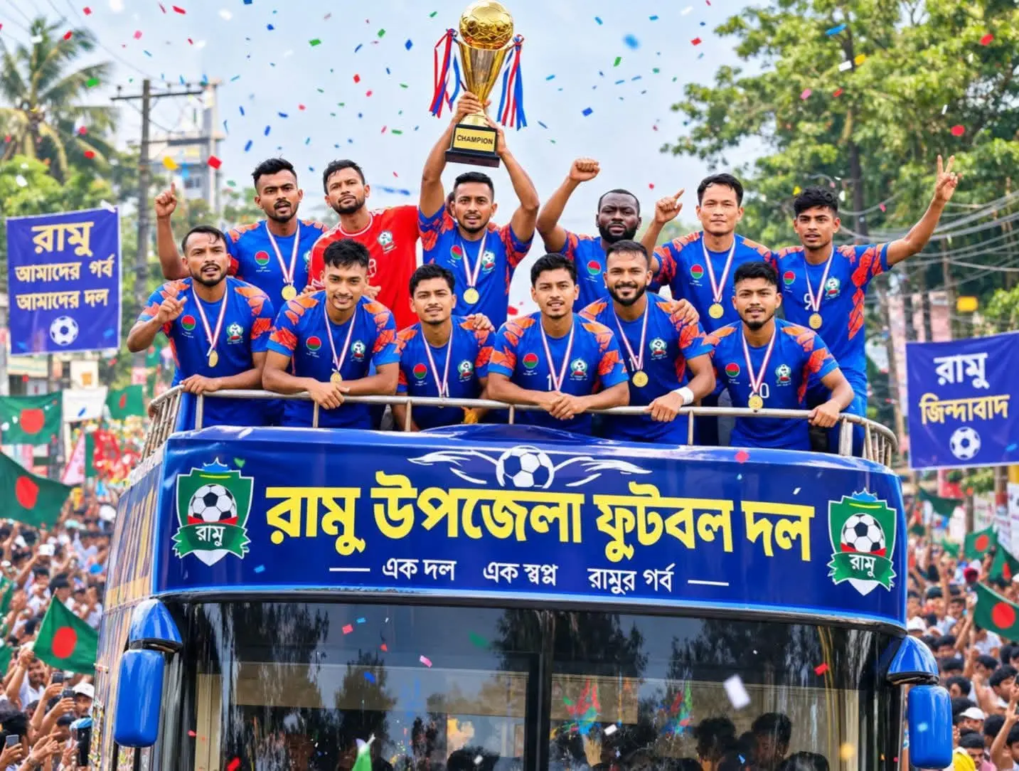 চকরিয়াকে টাইব্রেকারে ৩-১ গোলে হারিয়ে রামুর জয়