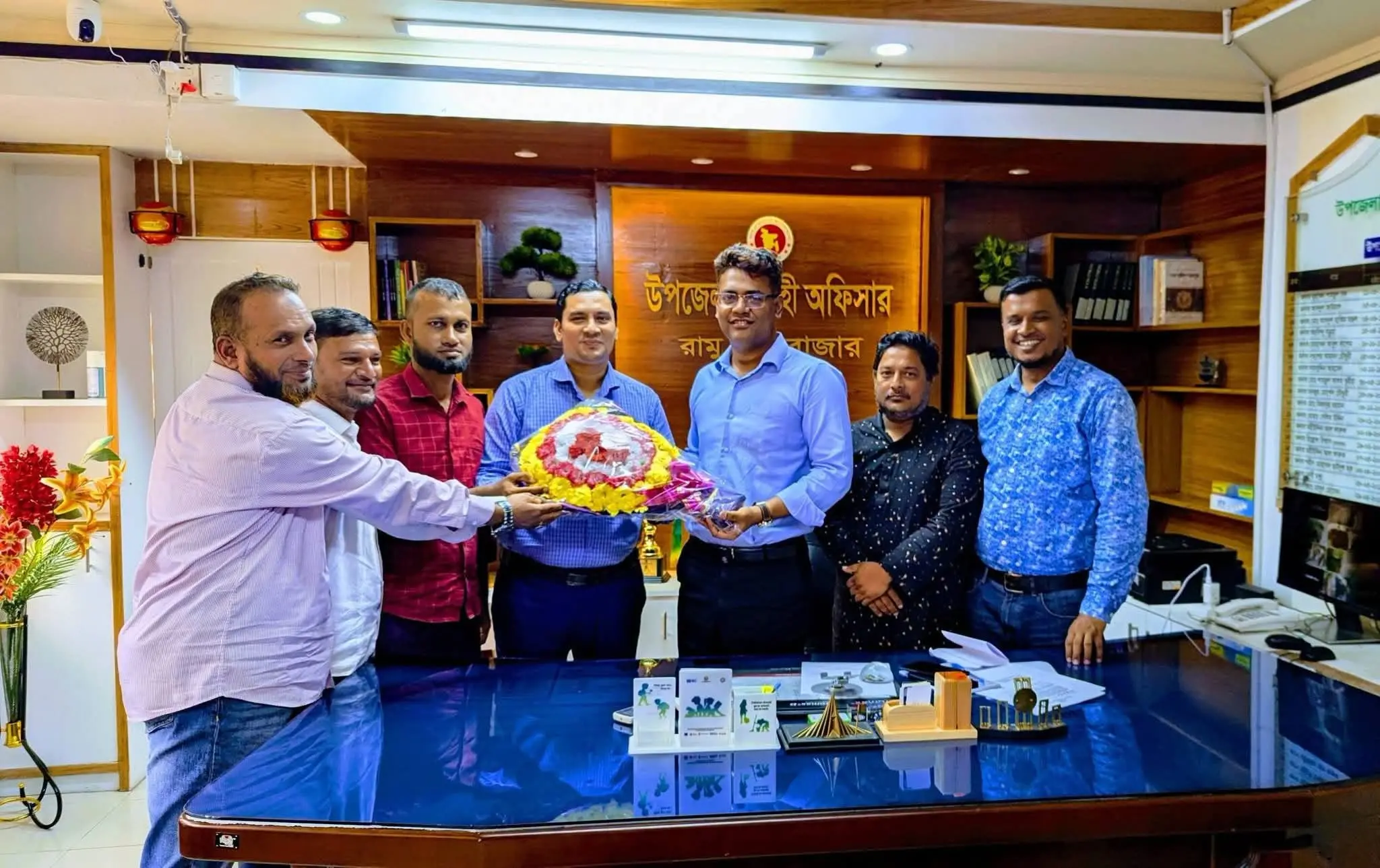 রামু উপজেলা বিআরডিবির নবনির্বাচিত চেয়ারম্যান ও পরিচালকদের ইউএনওর সঙ্গে সৌজন্য সাক্ষাৎ