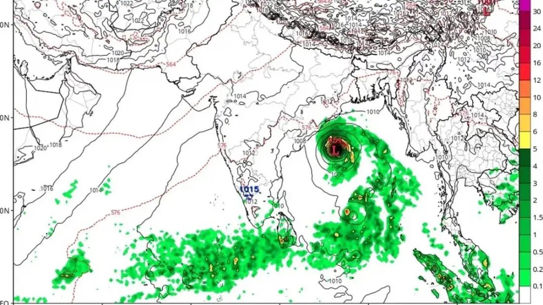 বঙ্গোপসাগরে ঘূর্ণিঝড় সৃষ্টির প্রবল আশঙ্কা: ১-৪ ডিসেম্বরের মধ্যে আঘাত হানতে পারে উপকূলে