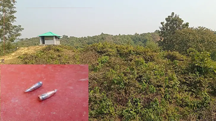 মর্টারশেল-গুলির শব্দে কাঁপছে টেকনাফ সীমান্ত
