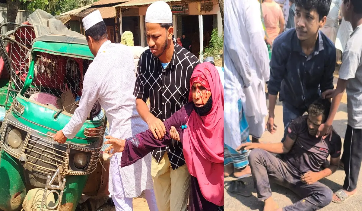 লোহাগাড়ায় মহাসড়কে রক্তাক্ত সংঘর্ষে নিহত ১, শিশু সহ আহত ৭