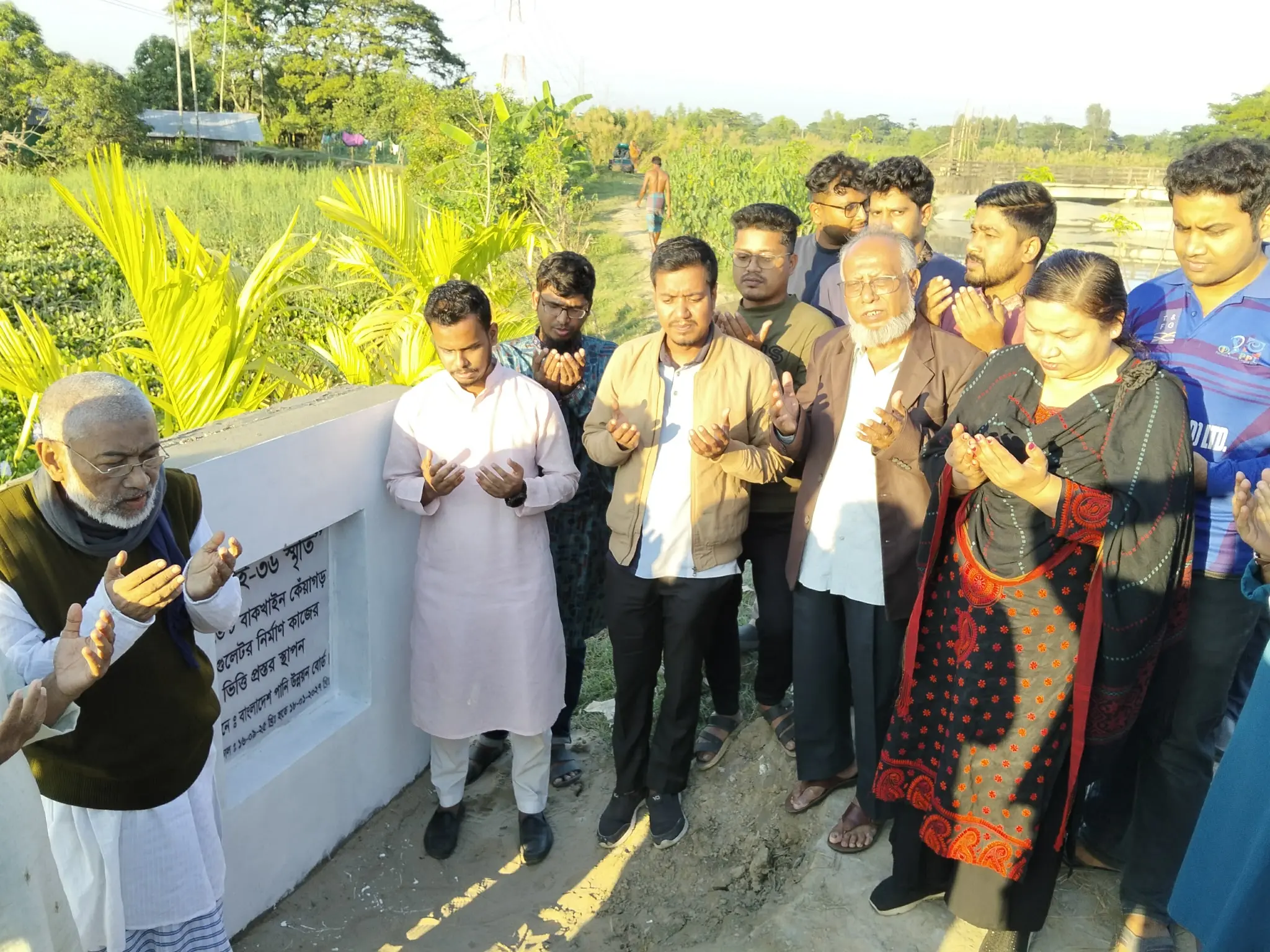 আনোয়ারায় বাকখাইন-কেঁয়াগড় রেগুলেটর নির্মাণ কাজের ভিত্তি প্রস্তর স্থাপন