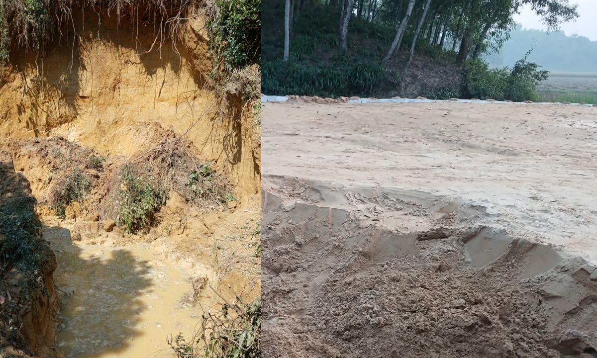 মীরসরাইয়ে অবৈধভাবে পাহাড় কাটায় বাঁধা দেওয়ায় বনকর্মীদের উপর হামলা, আহত ৪