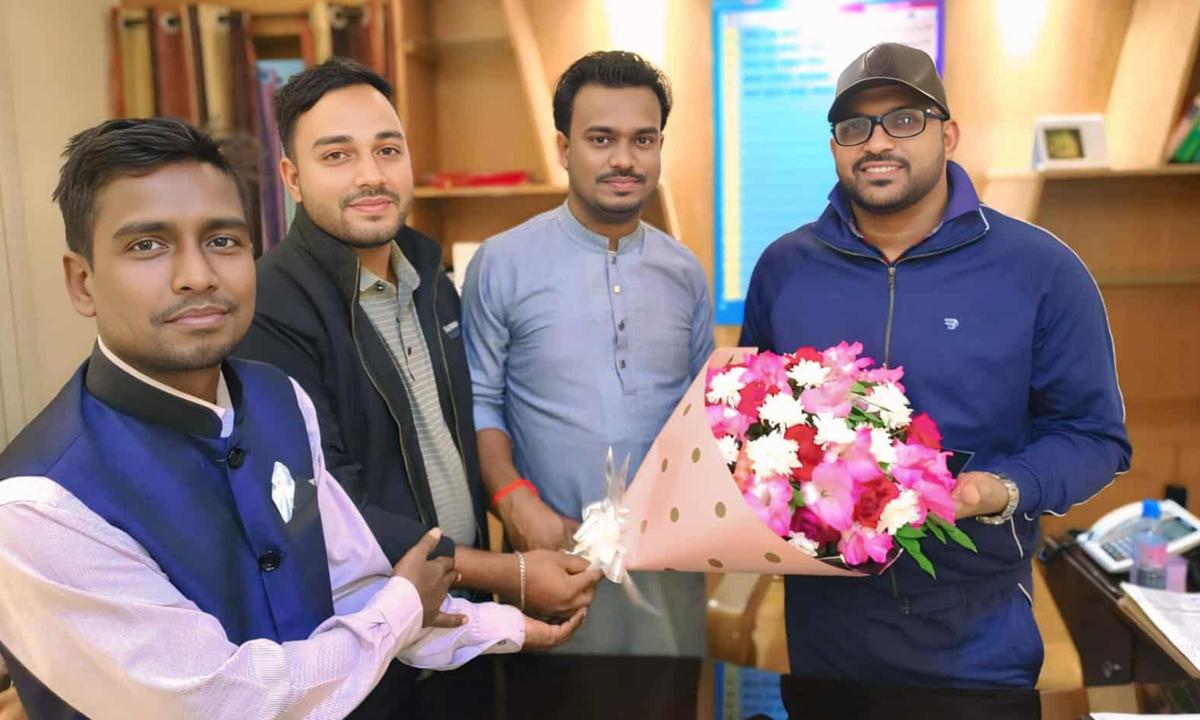 বোয়ালখালী থানার ওসি লুৎফুর রহমানকে বদলিজনিত বিদায়ী শুভেচ্ছা