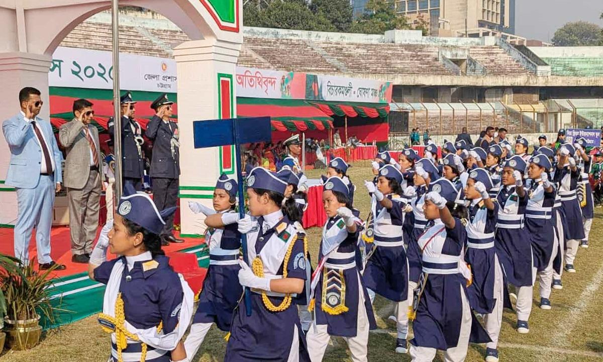 কোয়ান্টাম কসমো স্কুল ও কলেজ কুচকাওয়াজ ও ডিসপ্লে প্রদর্শনে অর্জন করলো ১ম স্থান
