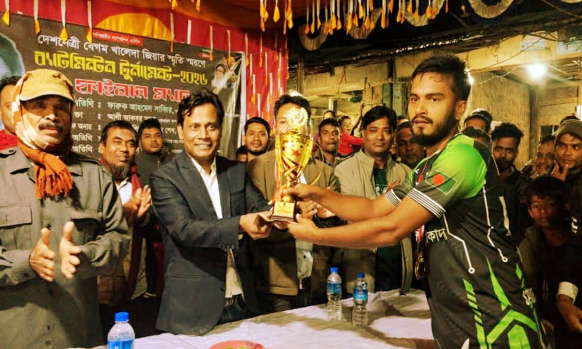 রাজস্থলীতে খালেদা জিয়া স্মৃতি স্মরণে রাত্রিকালীন ব্যাডমিন্টন টুর্নামেন্টের ফাইনাল সম্পন্ন