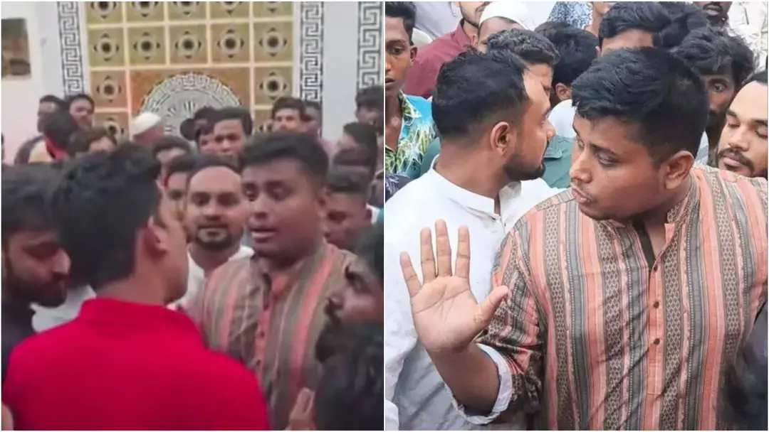 চট্টগ্রামে সাবেক মেয়র মনজুর আলমের বাসায় গিয়ে তোপের মুখে হাসনাত আবদুল্লাহ