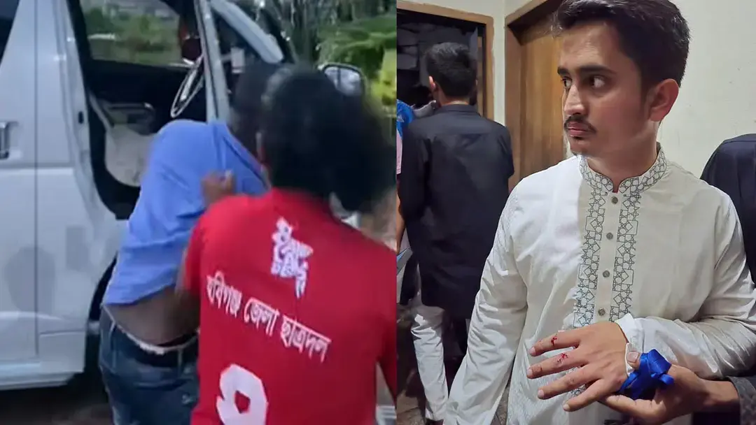 হবিগঞ্জে এনসিপির গাড়িবহরে হামলা, সারজিসসহ আহত অনেকে