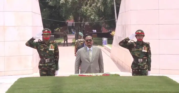 জিয়াউর রহমান ও খালেদা জিয়ার কবরে ভারপ্রাপ্ত রাষ্ট্রপতির শ্রদ্ধা