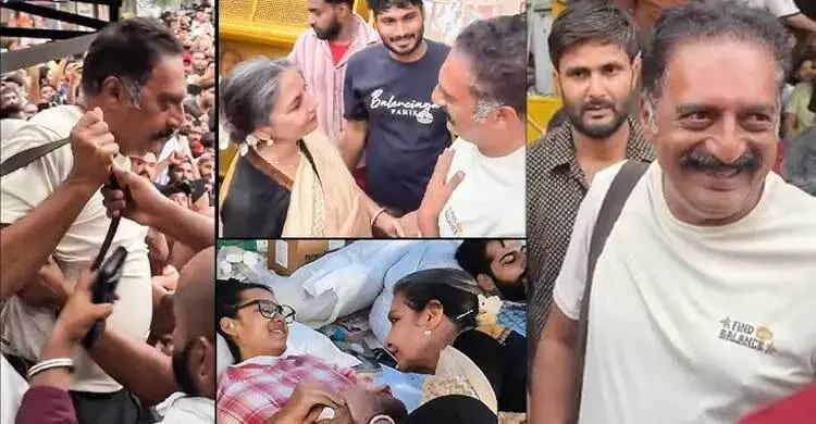 দিল্লির আন্দোলনে শাবানা, যোগ দিলেন প্রকাশ রাজও
