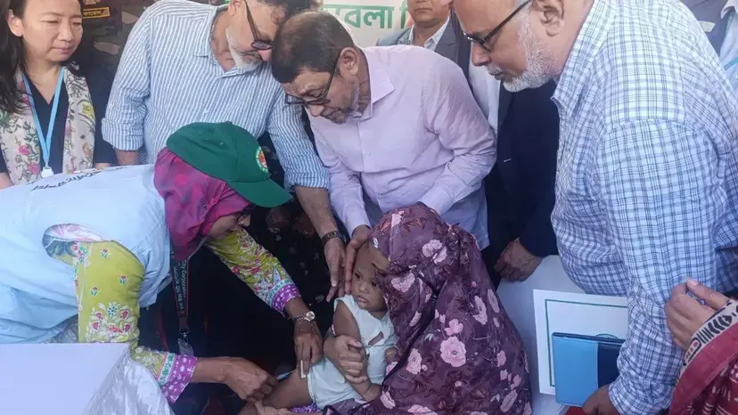 দ্বিতীয় দফায় দেশব্যাপী ৩৪ লাখ শিশুকে হামের টিকাদান শুরু