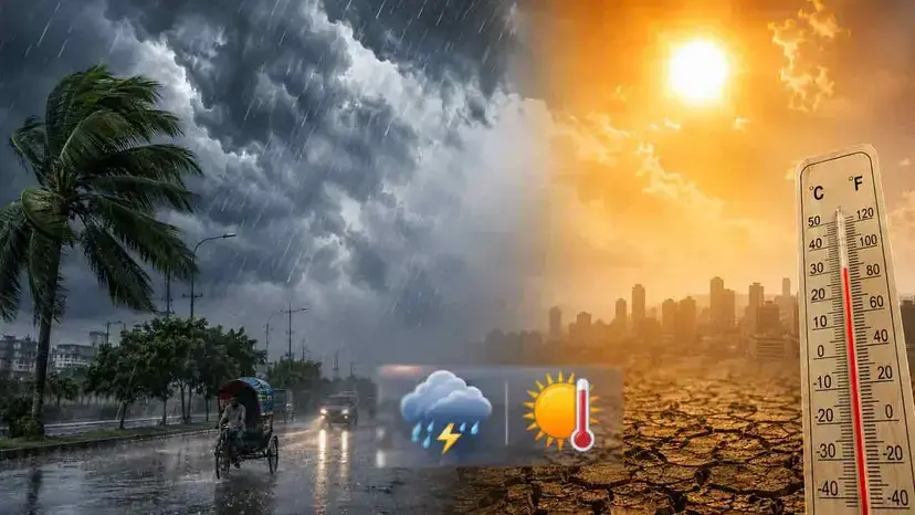 জুলাইয়ে রেকর্ড বৃষ্টির পর আগস্টে তাপপ্রবাহ ও বন্যার ঝুঁকি